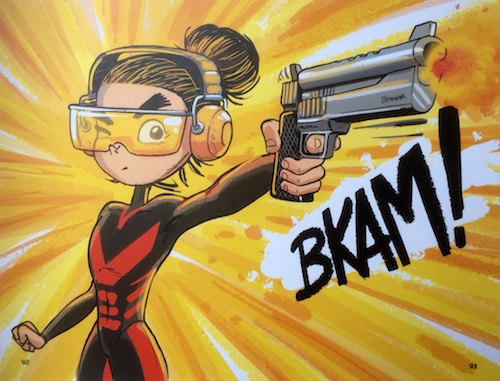 Her er Marie, min nye hovudperson i Kepler62-serien